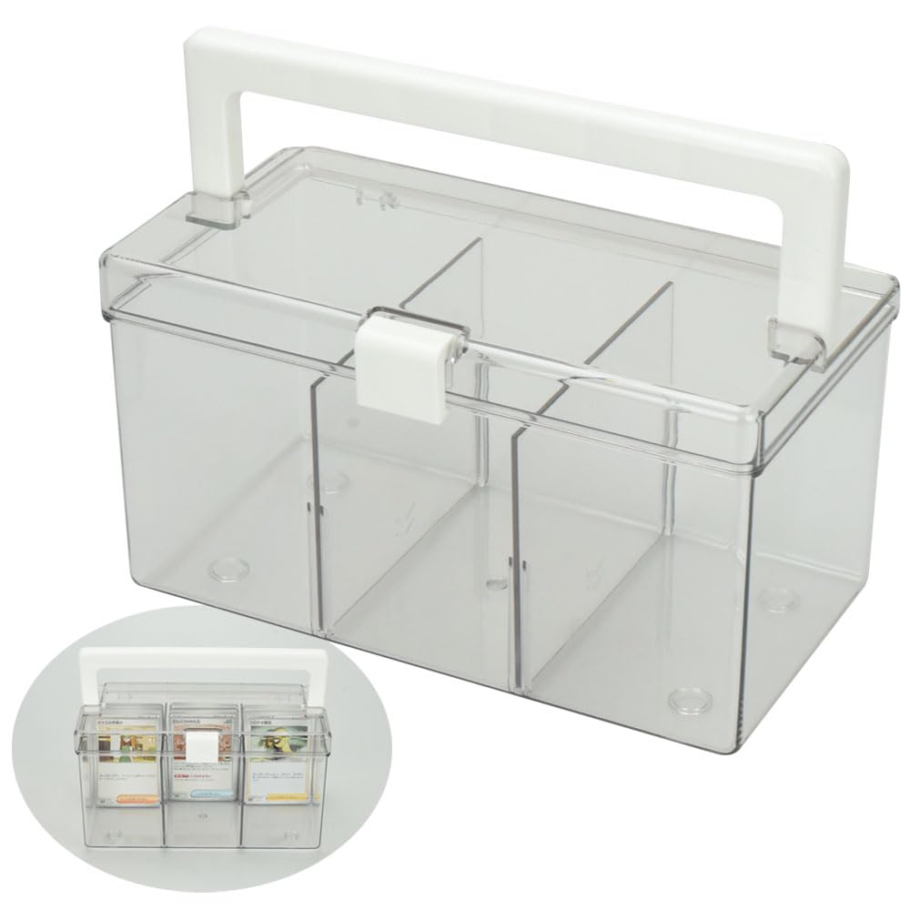 Amazon.co.jp: youmains カードケース 大容量 ハンドル付き 持ち運び